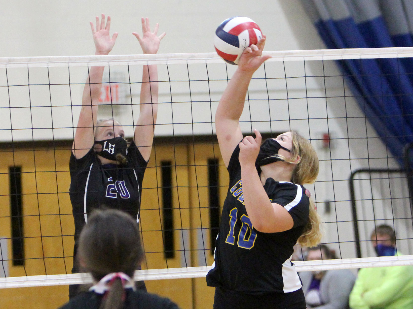 Lake Holcombe at Cornell volleyball 10-15-20